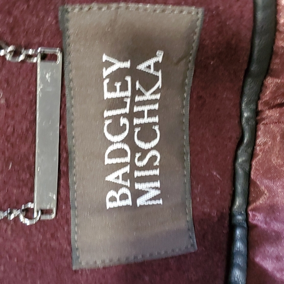 Badgley Mischka woman's belted pea wool blend coat size xl - Picture 12 of 14